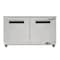Maxx Cold Double Door Undercounter Freezer, 60.3 in.W, 15.5 cu. ft. Storage Capacity, in Stainless Steel MXCF60UHC - alternate 1